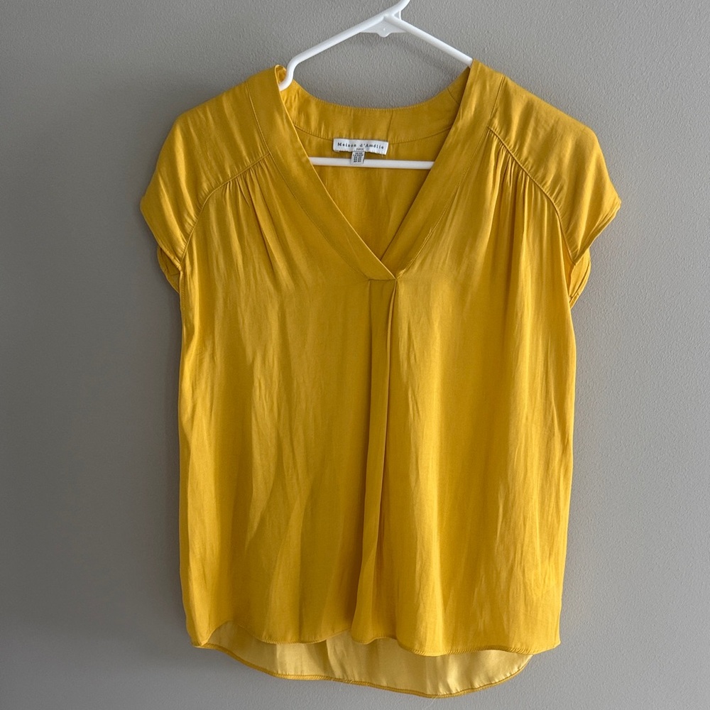 Elegant Mustard Blouse for Women